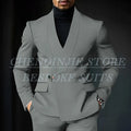Chic Shawl Lapel Green Suits for Men High Quality Slim Fit Wedding Costume Homme Customized 2 Piece Jacket Pants Outfits Terno
