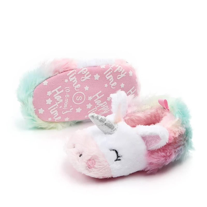 Cute Baby Girl Boy Indoor Warm Cotton Shoes Unicorn Home - View 4 | SAMAG