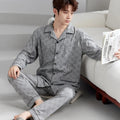 Pajama long sleeved comfortable men's spring and autumn | SAMAG
