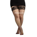 2026NEW Plus Large Size Black White Lace Thigh High Stockings Silicone Anti-slip Over The Knee Long Socks for Oversized Women XL