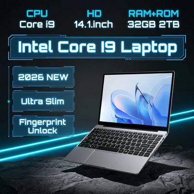 LENO 14.1" Ultra Slim Laptop Gaming Computer PC Intel | SAMAG