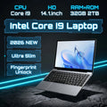 LENO 14.1" Ultra Slim Laptop 32GB 2TB Gaming Computer PC  Intel Core i9-9900 Windows11 Gamer office Ultra Slim Notebook 1080P HD