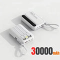120W 500000mAh PowerBank Large Capacity 4 In1 Cables Intelligent Digital Display Light Portable Powerbank For iPhone Huawei 2026