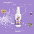 50ML Topical Pet Deworming Spray Gentle Formula Eliminates Mites & Fleas Effective External Insect Repellent for Cats & Dogs