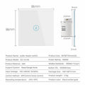 Tuya Smart Water Heater Switch WIFI Touch Sensor 4000W/8800W 20A/40A Boiler Switch Wall Smart Home Siri Voice Control