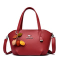 Luxury Handbags for Women New Soft Leather Large Capacity Commute Tote Bag Elegant Floral Pendant Design Shoulder Crossbody Bag