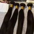 18A Bone Straight Human Hair Bundles Soft Real Raw Virgin Hair Extensions For Women Hair Weave Bundle Deal Double Weft Wholesale