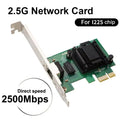 2500Mbps PCI - E To RJ45 I226 RTL8125B Network Card 2.5G Gigabit Ethernet 100/1000/2500Mbps For Desktop - Visuel 7 | SAMAG