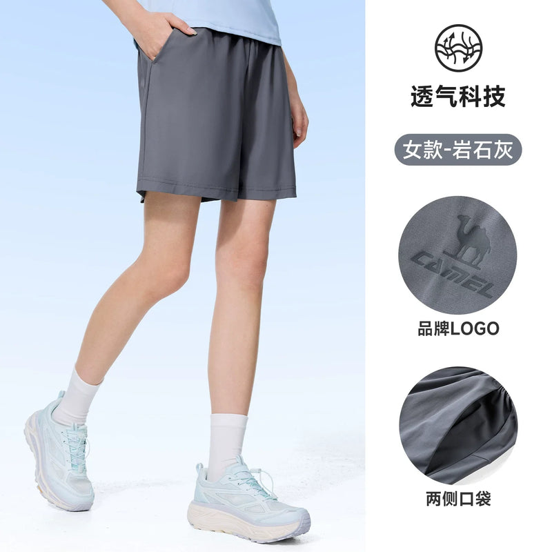 Golden Camel Men's Summer Quick Dry Shorts Ice Silk Running Gym Sport Shorts Breathable Beach Short Pant Jogging Casual Pants