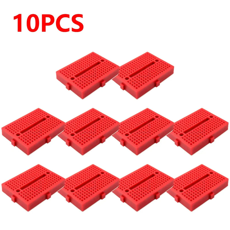 1-10PCS SYB-170 Mini Solderless Prototype Breadboard 170 Holes Breadboard Prototype Board 35x47mm for Small DIY Kits