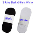 5/10/20 Pairs Summer Boat Socks For Men Non-slip Silicone | SAMAG
