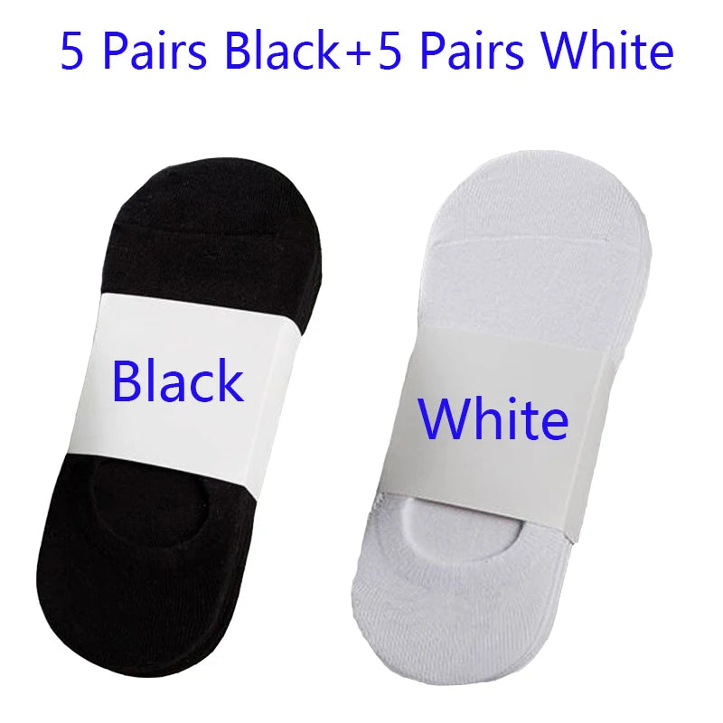 5/10/20 Pairs Summer Boat Socks For Men Non-slip Silicone | SAMAG