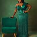 Customized Luxury Aso Ebi Mermaid 3D Lace Pearl | SAMAG
