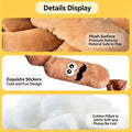 Sausage Shaped Plush Squeaky Dog Toy Bite Resistant Molar Toy Interactive Play For Small Medium Dogs Boredom Relief Pet Toys