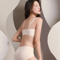 PAERLAN Detachable Shoulder Strap Wedding Dress Bra Non Slip No Underwired Bandeau Wrap Underwear Women