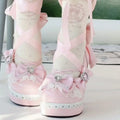 Original Sweet Lolita High Heels Big Size 42 Japanese Style Cosplay Women Leather Shoe Red Rhinestone Street Y2k Shoes Girl Cute