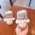 Winter New Cute Cartoon Baby Booties Boy Girl Boots Cotton Soft-Sole Non-Slip Warm Toddler First Walkers Infant Crib Shoes