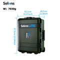 Selens Photography Toolbox Trolley Hard Case Professional Safety Protective Waterproof Shockproof Suitcase Safety Storage Box