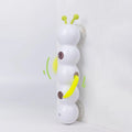 Interactive Caterpillar Cat Toy Motion Activated Teasing Stick with Feather Tail Rechargeable Intelligent Caterpillars Cat Toys