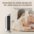 Mini Bladeless Fan Towers Fan Airs Conditioner 3 Speed Adjustables Modes Desk Airs Cooler Standing/Lying Living Room Cooling Fan