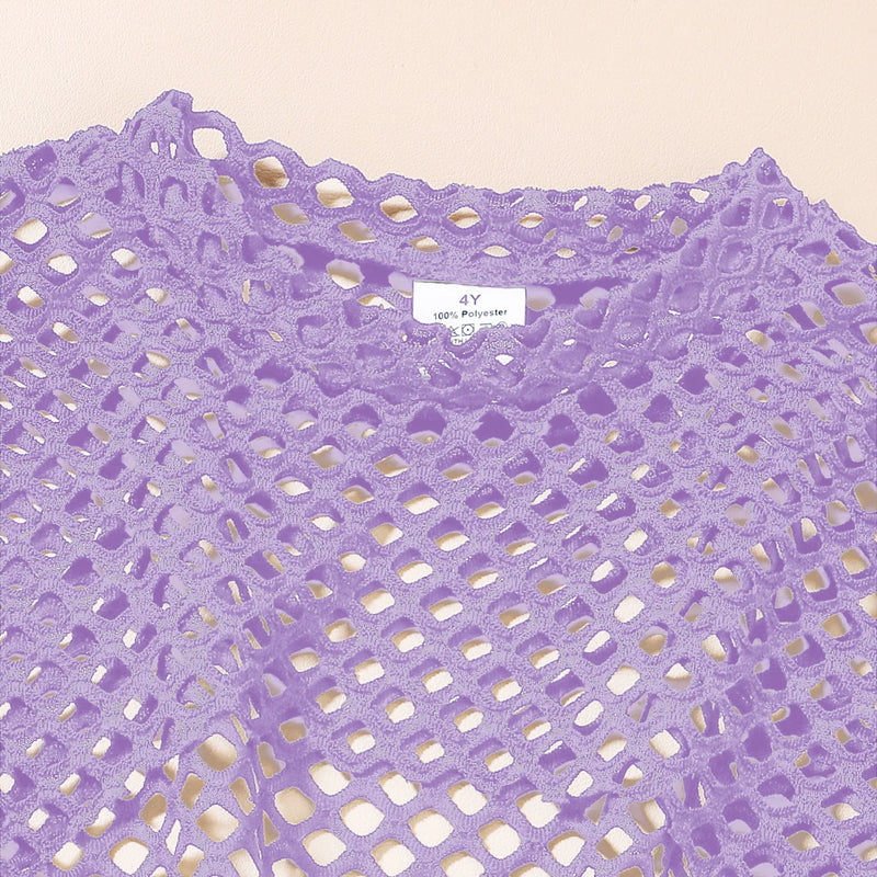 New Girls Summer 3-Piece Set: Ice-Cool Mesh T-Shirt | SAMAG