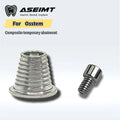 For OSSTEM Compatible Multi-Unit Titanium Abutment Universal Dental Implant Ti Base High Precision OEM for Hospitals & Clinics