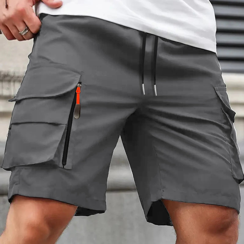 UETEEY Summer Casual Cargo Shorts Men Outdoor Travel | SAMAG