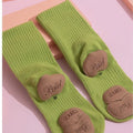 Blue Silicone Anti Slip Cotton Grip Socks Unisex Adult Kids Ballet Contemporary Chinese Dance Yoga Barre Floor Practice Socks