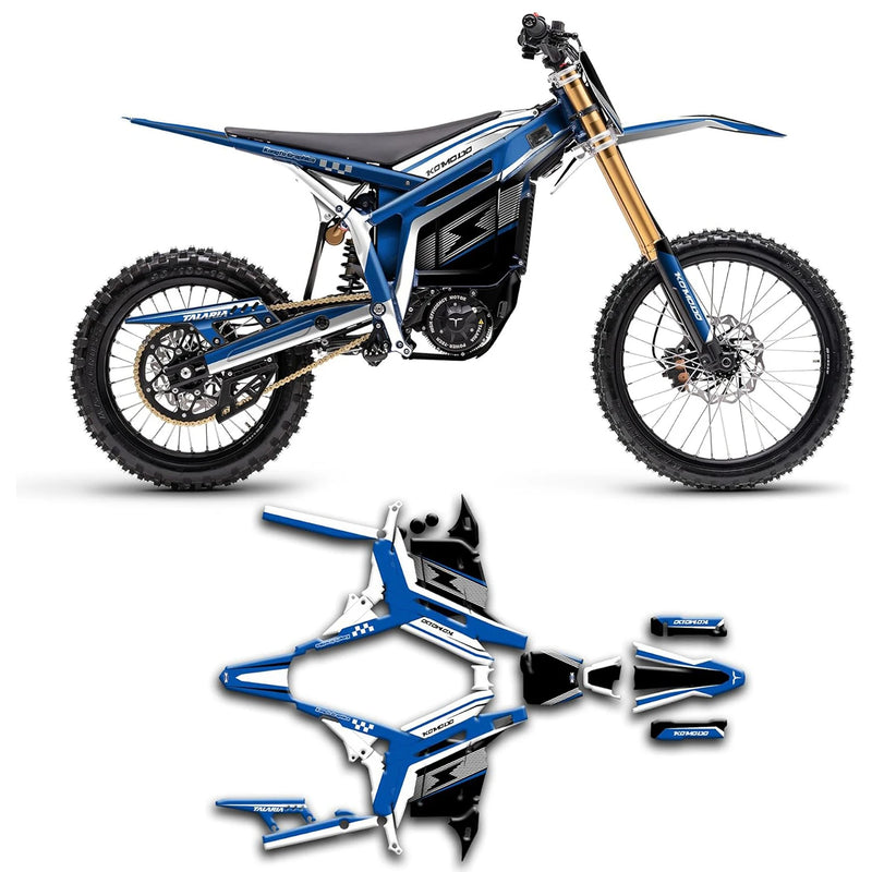 Electric Dirt bike Talaria Komodo Graphics thickened crystal plate decal body cover imitation scratch protection stickers