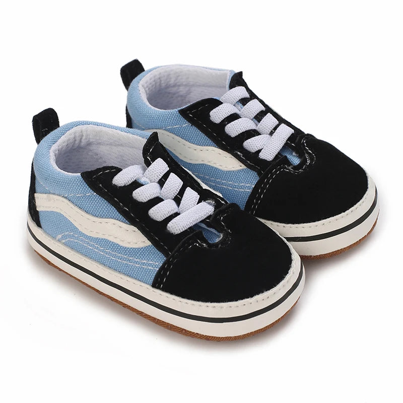 Canvas Sneakers Baby Boy Girl Shoes First Walkers Infant Toddler Anti-Slip Soft Sole Classical Newborn Baby Shoes 0-18 Month
