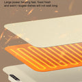 Electric Heating Plate Food Warmer Mat Silicone Dining Table Fast Warming Food Coffee Heater Tray Foldable Food Warming Plate