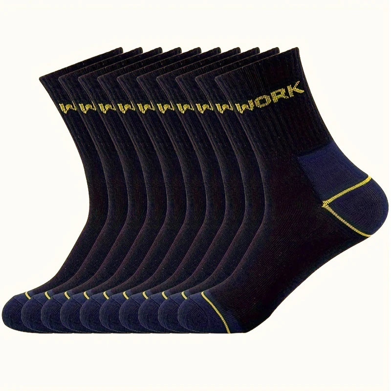 Pairs High-Quality Men Business Odor Proof Mid Tube Socks | SAMAG