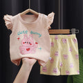 Baby Girls Clothes Sets For Kids Cartoon T - shirt+Short - View 5 | SAMAG