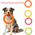 EVA Dog Flying Disc Waterproof Floating Design Chew Resistant Interactive Tug Ring Outdoor Training Fitness Pet Toy
