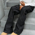 Men's Fashion Trend Casual Patchwork Distressed Flared | SAMAG