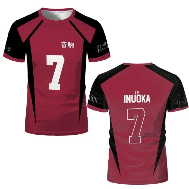 Anime Jersey Uniform T - shirt Role - playing Costume - View 8 | SAMAG