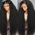 300 Density 13x6 Hd Deep Wave Frontal Wig 30 34inch Glueless Wigs 100% Human Hair Water Wave Curly Lace Front Wig For Women