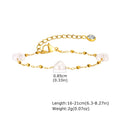 Waterproof Stainless Steel Chain Bracelets For Women, Gold Plated Fashion Stackable Link Gifts - Visuel 14 | SAMAG