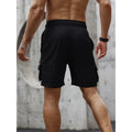 Men's Casual Cargo Shorts Big Pockets Loose Fit Elastic | SAMAG