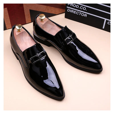 Men's Business Shoes Summer Light Soft Leather Loafers | SAMAG