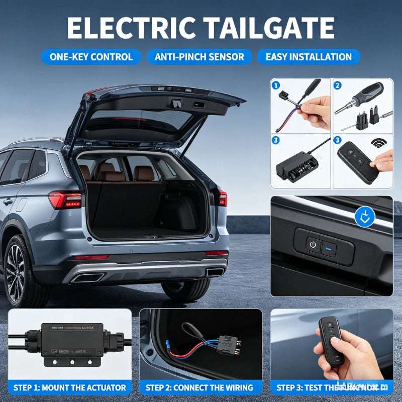 For Jaguar E-PACE Automatic Electric Power Liftgate Powered Tailgate Strut Tail Gate