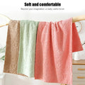5-Piece Set Soft Absorbent Coral Fleece Quick-Drying Bathroom Towels Cute Fun Design Face Towels for Home