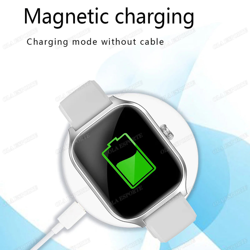 Smart Watch For Android IOS Watches 1.83inch HD Display Bluetooth Call Message Alert Music Sports Mode Smartwatch Men Women Gift