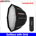 TRIOPO KH Octagon Softbox Quick-Setup Soft Box Bowens Mount for Sokani X100 X60 Mini Aputure 300c 200XS Godox LED Video Light