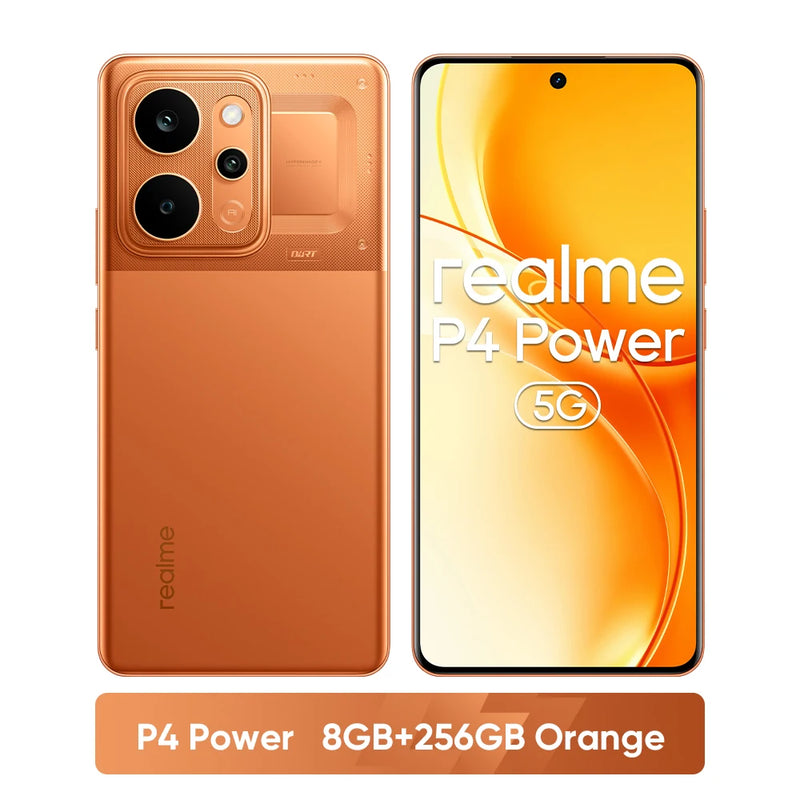realme P4 Power 5G Smartphone Dimensity 7400 Ultra Chipset 50MP Sony OIS Camera 10001mAh Battery 80W Charge 6.8" 144Hz Display