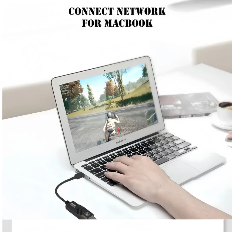 USB 3.0 wired network card to RJ45 Type - C to LAN Ethernet adapter for PC Laptop MacBook Windows - Visuel 4 | SAMAG