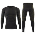 Men Sport Thermal Underwear Suits Outdoor Cycling Compression Sportswear Quick Dry Breathable Clothes Fitness Running Tracksuits