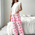 Summer Pajamas Set Women Trousers Pijama Sleepwear Woman | SAMAG