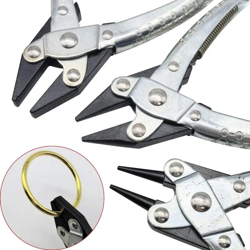 1PCS Silver Precision Pliers with Parallel for Versatile Jewelry Making Suitable for Wire Wrapping and Metalwork