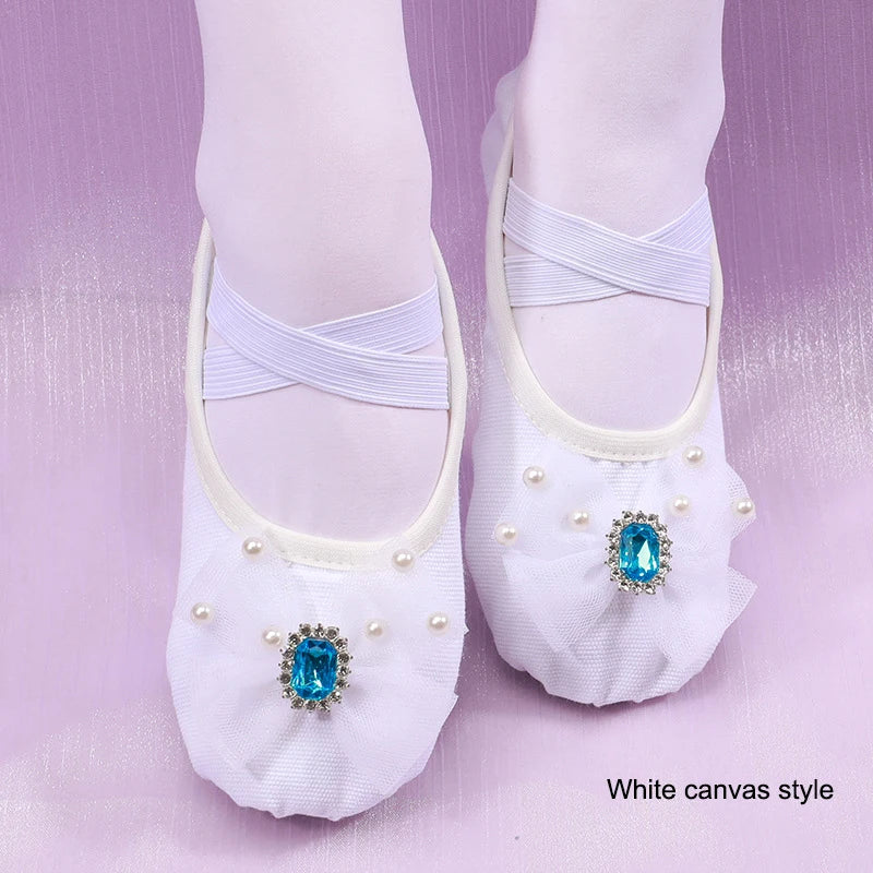 Dance Shoes for Women with Soft Soles Children's Classical Ballet Dance for Girl Dance Shoes for Dancing Practice Cat Claw Shoes